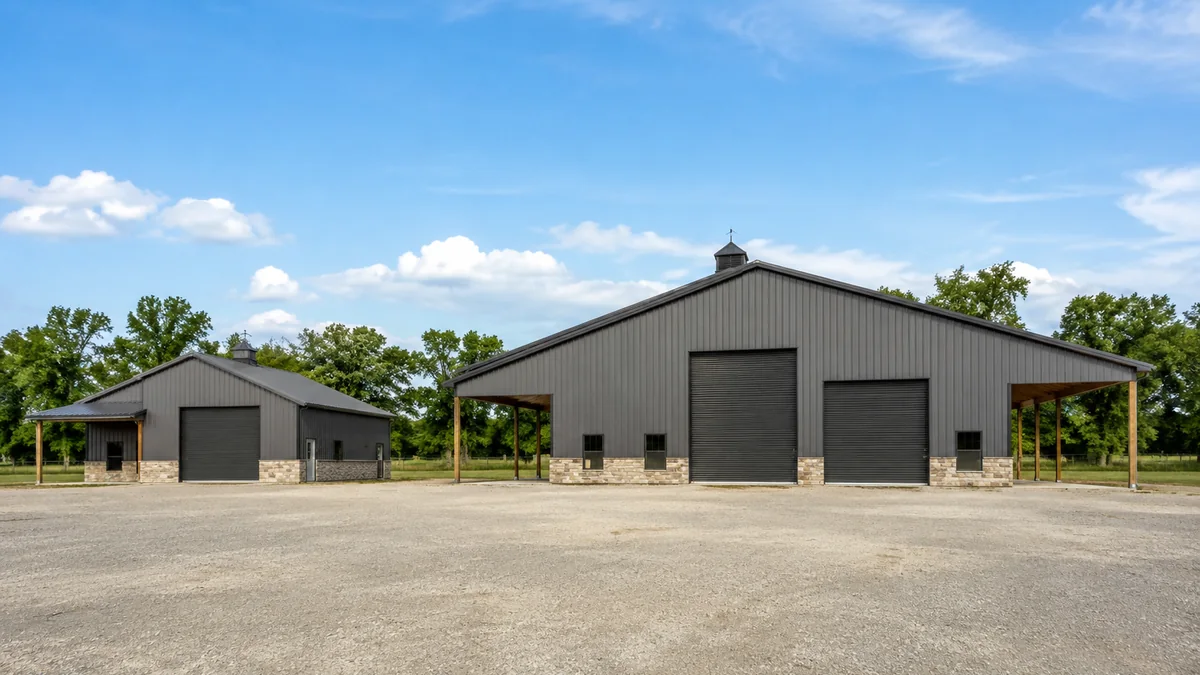 Barndo garage and shop steel building comparison image