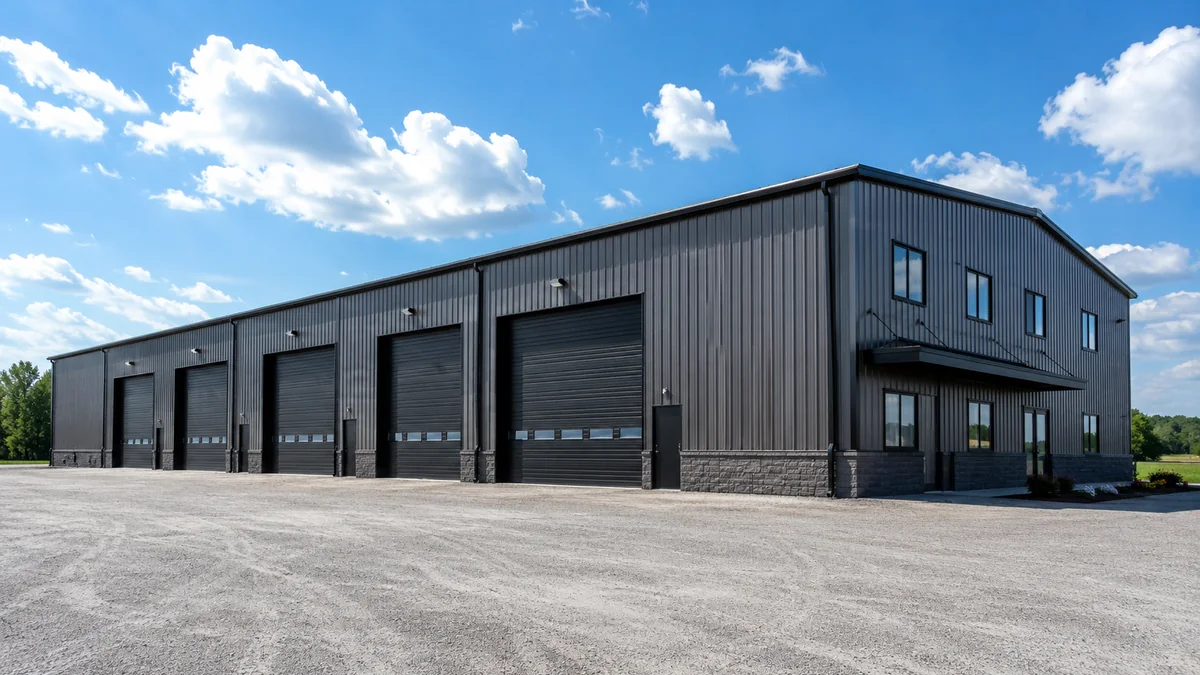 Metal building workshop example