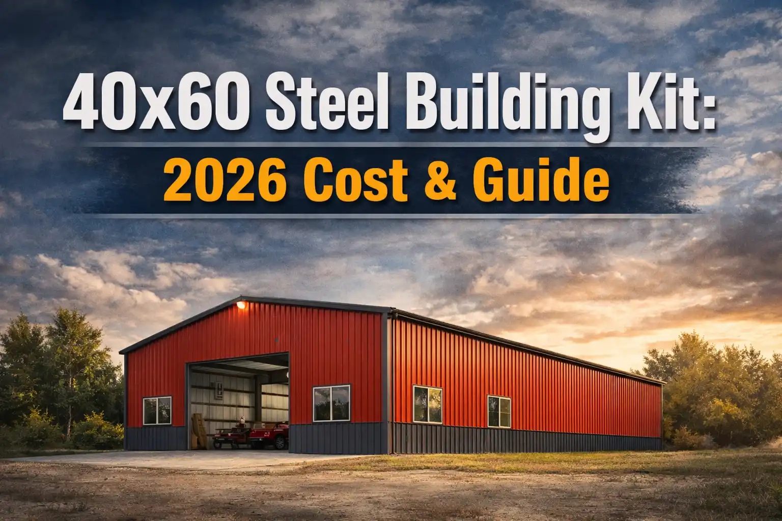 40×60 Steel Building Kit: Complete Cost, Uses & Buyer’s Guide (2026)