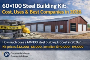 60x100 steel building kit cost, uses & best companies in 2026