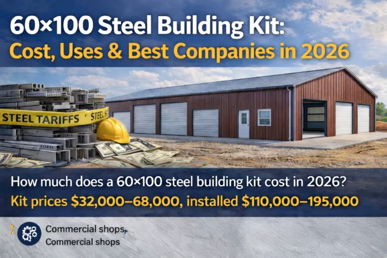 60x100 steel building kit cost, uses & best companies in 2026