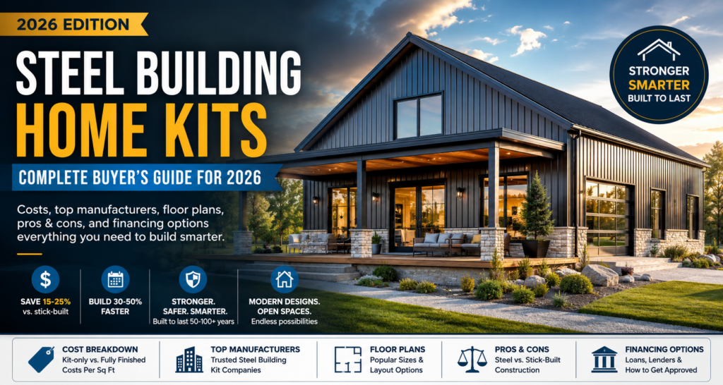 Steel Building Home Kits: Complete Buyer's Guide for 2026 4 Steel Building Home Kits