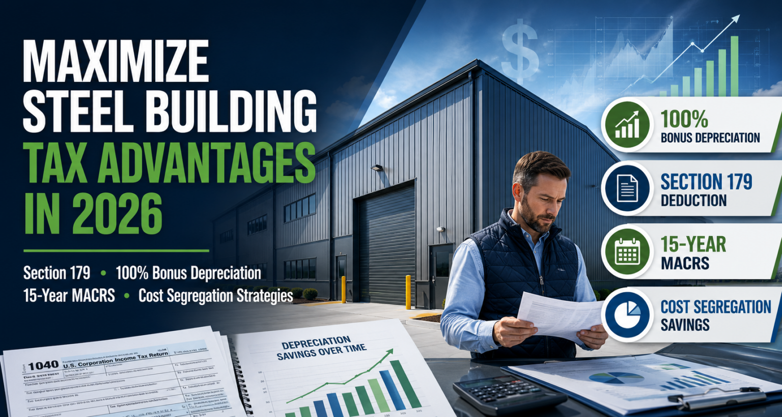 Steel Building Tax Advantages 2026