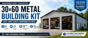 30x60 Metal Building Kit Cost, Uses & Best Companies in 2026