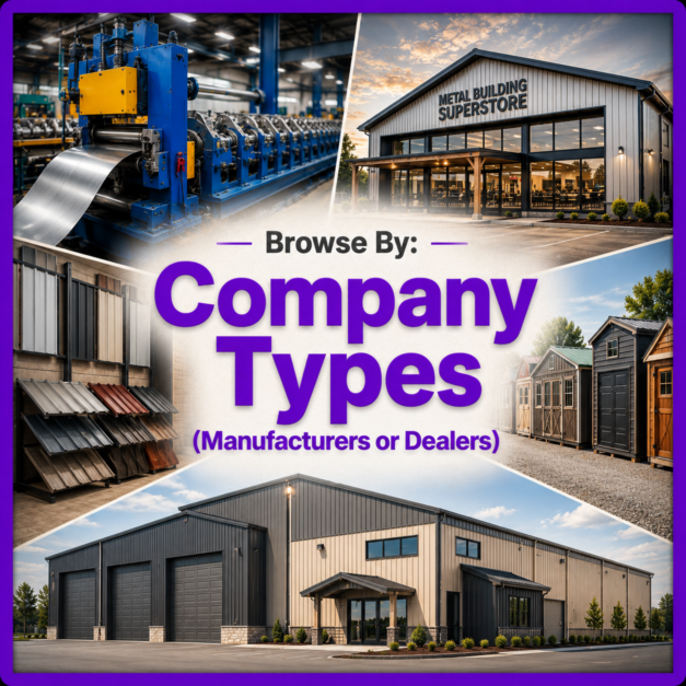 Metal building manufacturers and dealers