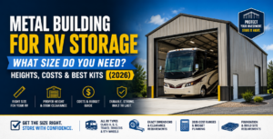 Metal Building for RV Storage What Size Do You Need Heights, Costs and Best Kits (2026)