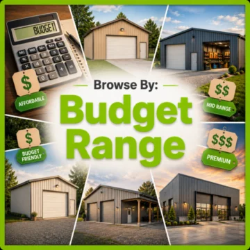 Steel building kits by budget and cost