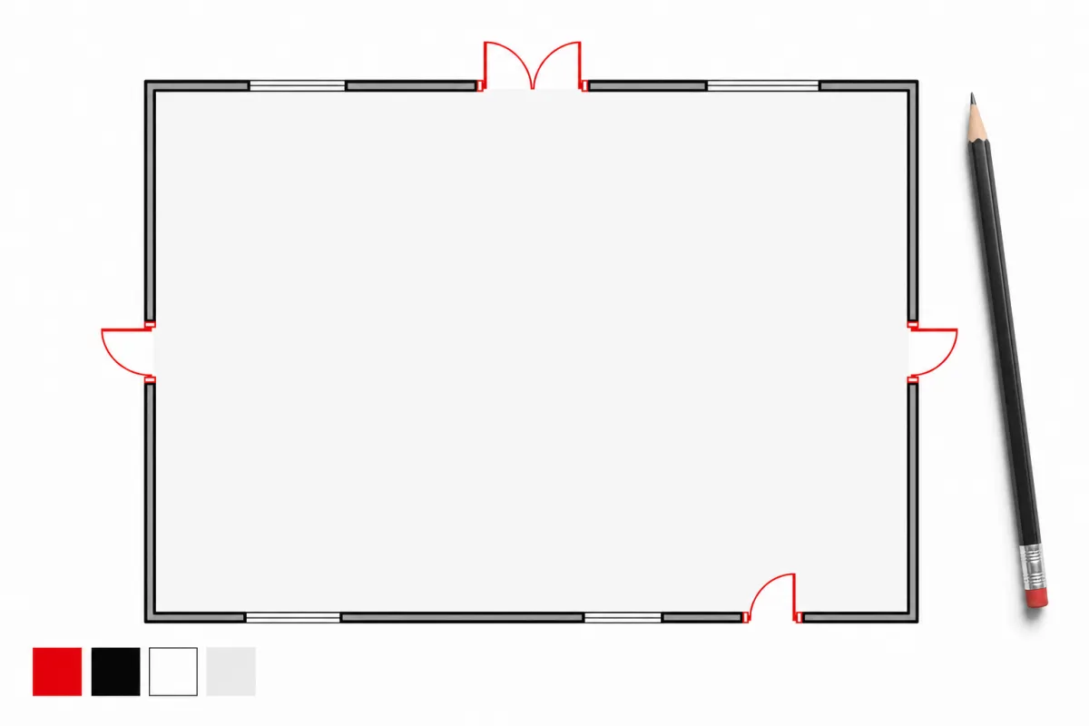 Metal Building Erection Cost: Labor, Crew Size, and Project Timeline 5 Project planning sketch showing how erection scheduling fits the metal building timeline